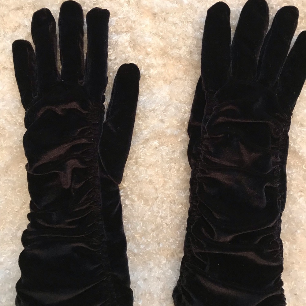 Long Black Gloves